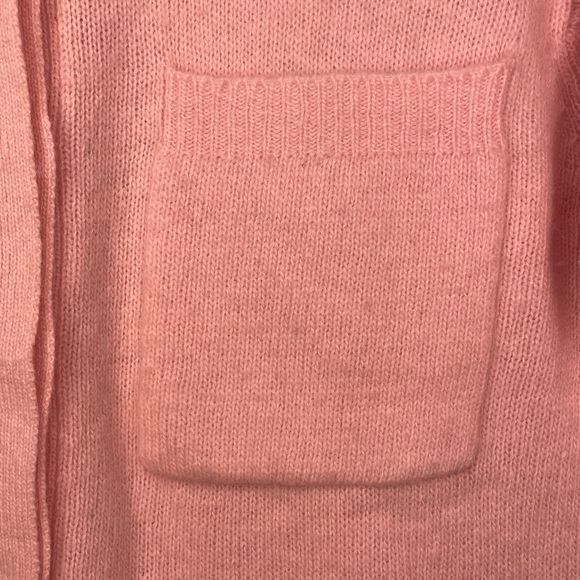 Vintage Christie Jill Pull-On Sweater Powder Pink Medium Lambswool Angora Blend - Picture 6 of 8